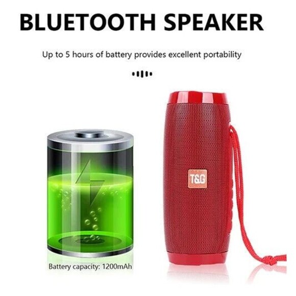 T&G TG-157 Colorful LED Light Wireless BT Speaker Changing Lights/Mic/FM/TF Card - Picture 7 of 8